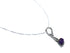 Southwest Needlepoint Magenta Turquoise Sterling Silver Box Chain Necklace Set JX129101